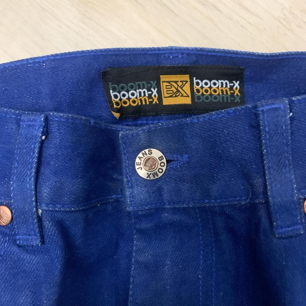 Boom-x Blue Relaxed Fit Denim Jeans Mens 34x32 RN 92366